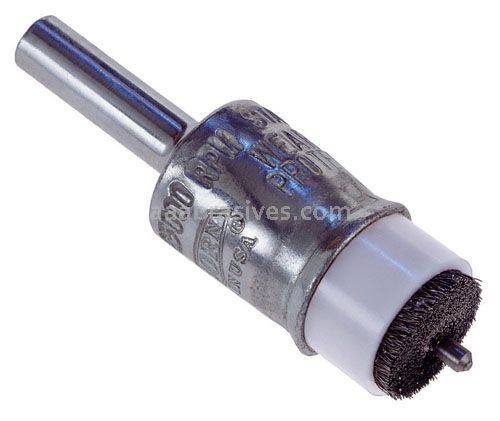 Osborn 1/2” Pilot Bonding End Brush .0040 SS X 3/32” Pilot #30190