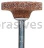 Norton W200 3/4 x 1/8 Gemini 38A M/I2 1/8 x 1-1/2 Vitrified Bond Mounted Points - W Shapes