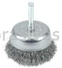 Weiler 14306 2" Crimped Wire Utility Cup Brush .0118" Steel Fill 1/4" Stem