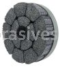 Weiler 86199 Burr-Rx 8" Maximum Density Shell-Mill Holder Disc Brush 80CG Crimped Rectangular Fill