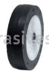 Dynabrade 11619 - Contact Wheel, 4" Dia. x 1" W x 5/8" I.D., Crown Face, 40 Duro Rubber