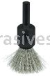 Weiler 10013V Crimped Wire End Brush 1/2" .006" Stainless Steel Fill Vending Ready