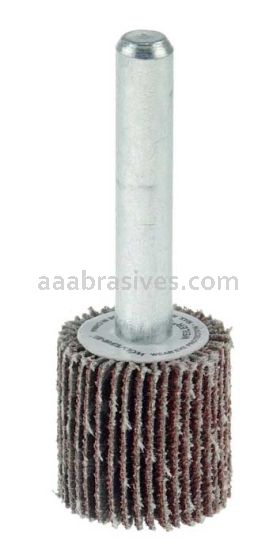 Weiler 30716 3/4" x 3/4" x 60 AO Wolverine Coated Abrasive Flap Wheel 1/4" Stem