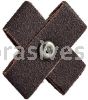 2 x 2 x 1 /120 / 8-32 /Merit Aluminum Oxide (8 Ply) /Cross Pads