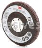 3M&trade; 7000028345 4-1/2 x 7/8 80 Grit 747D T27 Flap Disc