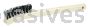 Weiler 95016 FME-Compliant Black Nylox Small Hand Scratch Brush .026/120 CG Crimped Fill