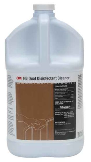 3M™ 7010385683 HB Quat Disinfectant Cleaner Concentrate 1 US Gallon Bottles
