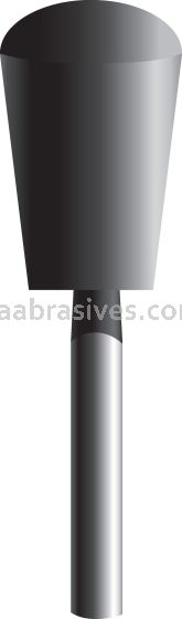B-111, 7/16x11/16x1/8"sk, Mounted Point, Vitrified, PA/O