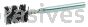 Weiler 22616 Burr-Rx 20MM-Dia Power Tube Brush .026/120 CG Crimped Fill 1" Brush Length 3-1/2" Overall Length