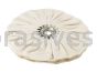 Unmounted Buffing Wheel 10" Dia. 3/4" Arbor Hole 16 Ply Airway 158-10AS Cotton White