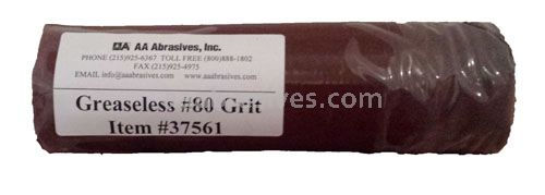 Greaseless Compound #80 Grit A/O, Tube, 2.5 lbs.