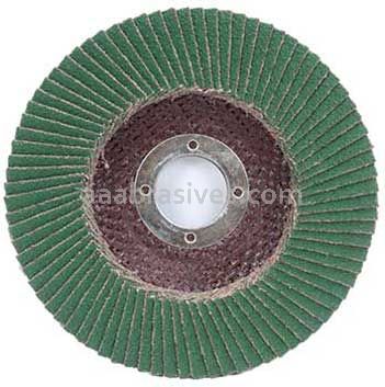 4-1/2 x 7/8 36 Grit Merit Premium Zirconia Plus Type 29 R801 Powerflex Flap Discs