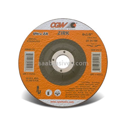 CGW 35615 4-1/2 x 1/8 x 5/8-11 ZA24-T-B ZirK T27