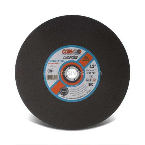 CGW 35578 10 x 3/32 x 5/8 A24-R-BF Chop Saw Cut-Off Wheel