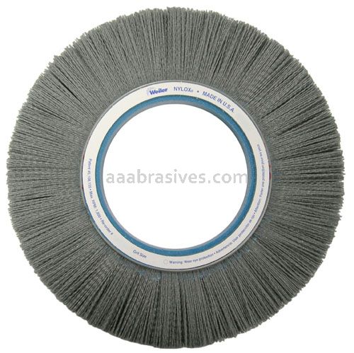 Weiler 83719 - 12" , .050/80, 2" A.H., Composite Metal Hub, High Aggre, Nylox Wheel, Crimped Filament - 012382837198