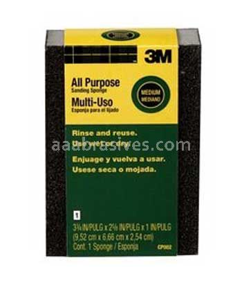 3M™ 7100237077 Sanding Sponge Block 3-3/4x2-5/8x1 Medium