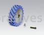 Dynabrade 11636 Contact Wheel Ass"y, 4" Dia. x 1" W x 5/8" I.D.