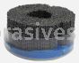 Weiler 85900 4" Maximum Density Nylox Disc Brush 80 SC Crimped Rectangular Fill Banded