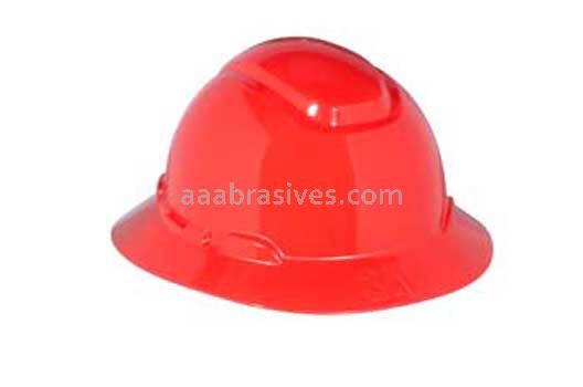3M&trade; 7000053178 H-805R Full Brim Hard Hat Red 4-Point Ratchet Suspension