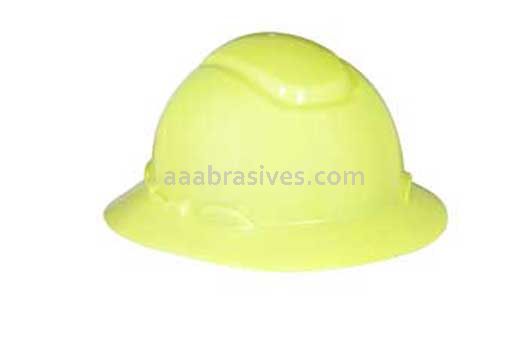 3M™ 7000144962 H-809R Full Brim Hard Hat Hi-Vis Yellow 4-Point Ratchet Suspension