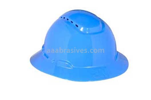 3M™ 7000144967 H-803V Full Brim Hard Hat Blue 4-Point Ratchet Suspension Vented