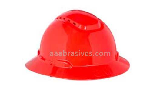 3M™ 7000144969 H-805V Full Brim Hard Hat Red 4-Point Ratchet Suspension Vented