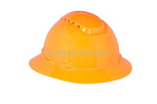 3M™ 7000144971 H-807V Full Brim Hard Hat Hi-Vis Orange 4-Point Ratchet Suspension Vented