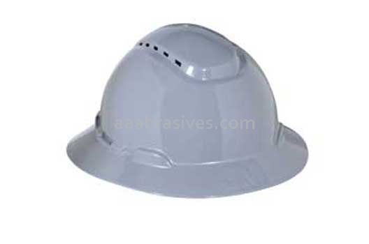 3M™ 7000144972 H-808V Full Brim Hard Hat Gray 4-Point Ratchet Suspension Vented