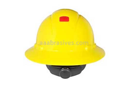 3M™ 7000144976 H-802R-UV Full Brim Hard Hat Yellow 4-Point Ratchet Suspension with Uvicator
