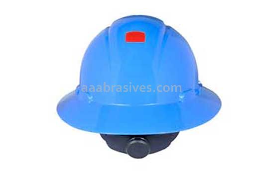 3M&trade; 7000144977 H-803R-UV Full Brim Hard Hat H-803R-UV Blue 4-Point Ratchet Suspension withUvicator