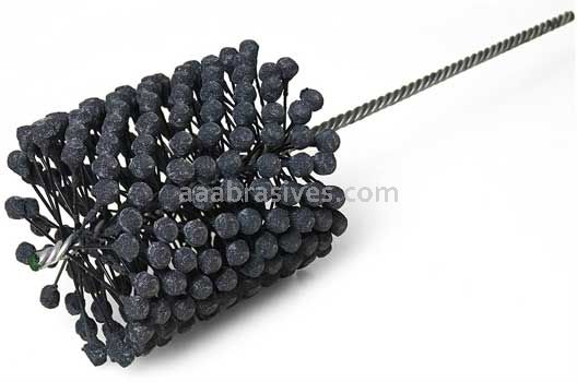 Weiler 34290 CrossFlex Heavy Duty Bore Brush 5-1/2 Diameter 20 SC Grit