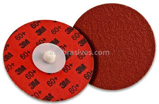 3M™ 7000045171 1-1/2" 60 Grit Maroon TR 984F Cubitron™ II Roloc™ Durable Edge Disc