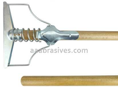 Weiler 75132 - 54" Wet Mop Handle, Spring Type - 012382751326