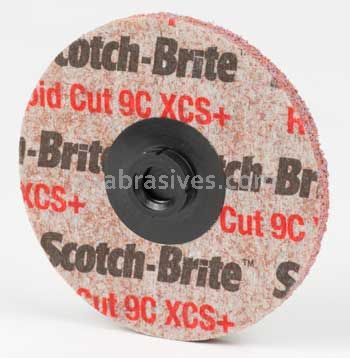 3M™ Scotch-Brite™ Roloc™ 7000046276 3 x NH 9C CRS+ Rapid Cut Unitized Wheel