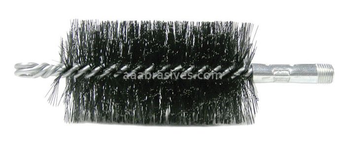 Weiler 44037 - 2-1/4" Double Spiral Flue Brush, .012 Steel Fill - 012382440374