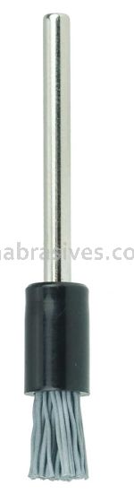 Weiler 26138 1/4" Miniature Nylox End Brush .018/500 SC Fill