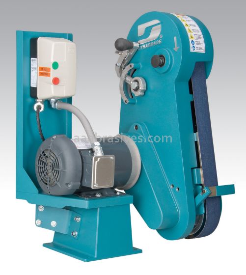 Dynabrade 67810 - 2-1/2" (64 mm) W x 60" (152 cm) L 2 Wheel Belt Grinder 3 hp, 230 V, 3 Phase