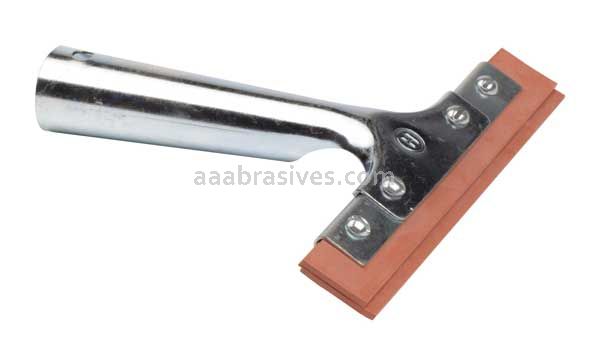 Weiler 45537 6" Window Squeegee Metal Frame Soft Rubber Blade