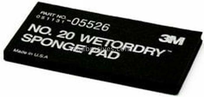 3M™ 7000045663 Wetordry™ Sponge Pad No. 20 5-1/2x2-3/4x3/8