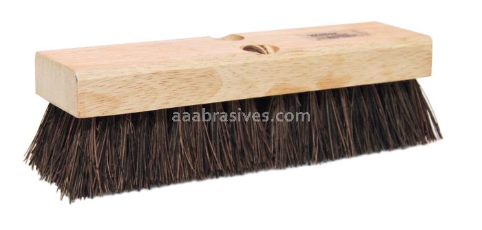Weiler 44026 - 10" Deck Scrub Brush, Palmyra Fill - 012382440268