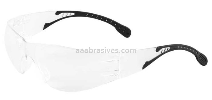 ERB 16265 I-Fit Flex Eye Protection Clear and Black Temples | Clear Lenses