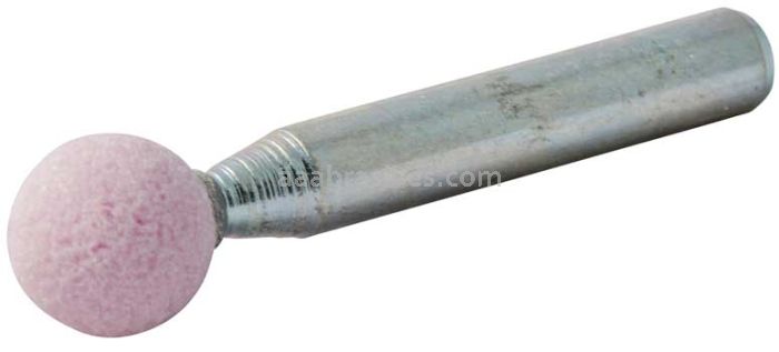 Norton 69078645360 B122 3/8" Ball Pink 86A A/O Vitrified Bond Mounted Point