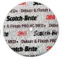 3M&trade; 7100088614 152 mm x 6 mm x 25 mm Scotch-Brite&trade; 6 Ceramic Medium Deburr and Finish PRO Unitized Wheel