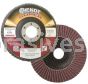 Wendt Abrasives 228022 SUPER Aluminum Oxide Flap Disc 4-1/2" x 5/8-11 Type 27 FG A40