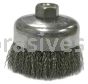 Weiler 14036 4" Crimped Wire Cup Brush .020" Steel Fill 5/8"-11 UNC Nut