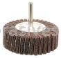 Weiler 54506 3" x 1" Non-Woven Stem-Mounted Interleaf Flap Wheel 120 AO 1/4" Stem