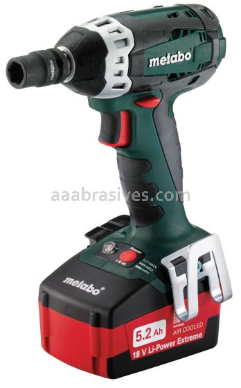 Metabo SSW 18 LT 5.2 Cordless Tools 18V 1/2" Sq.Dr. Impact Wrench 4007430213181