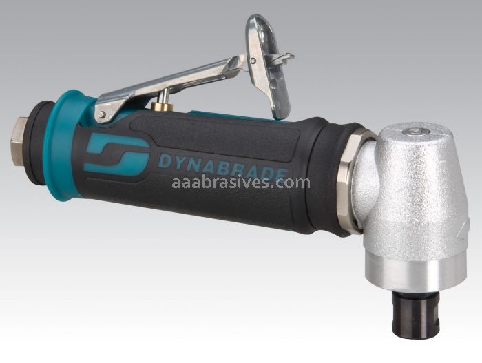 Dynabrade 48315 .4 hp Right Angle Die Grinder 12,000 RPM, Spiral-Geared, Rear Exhaust, 1/4" Collet