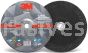 3M&trade; 7010410647 9 x 1/4 x 7/8 Type 27 Silver Depressed Center Grinding Wheel 87452