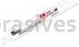 Morse Auto Salvage® Reciprocating Saw Blade 6x3/4x.035 14 TPI | 5 Blades/Retail Pkg